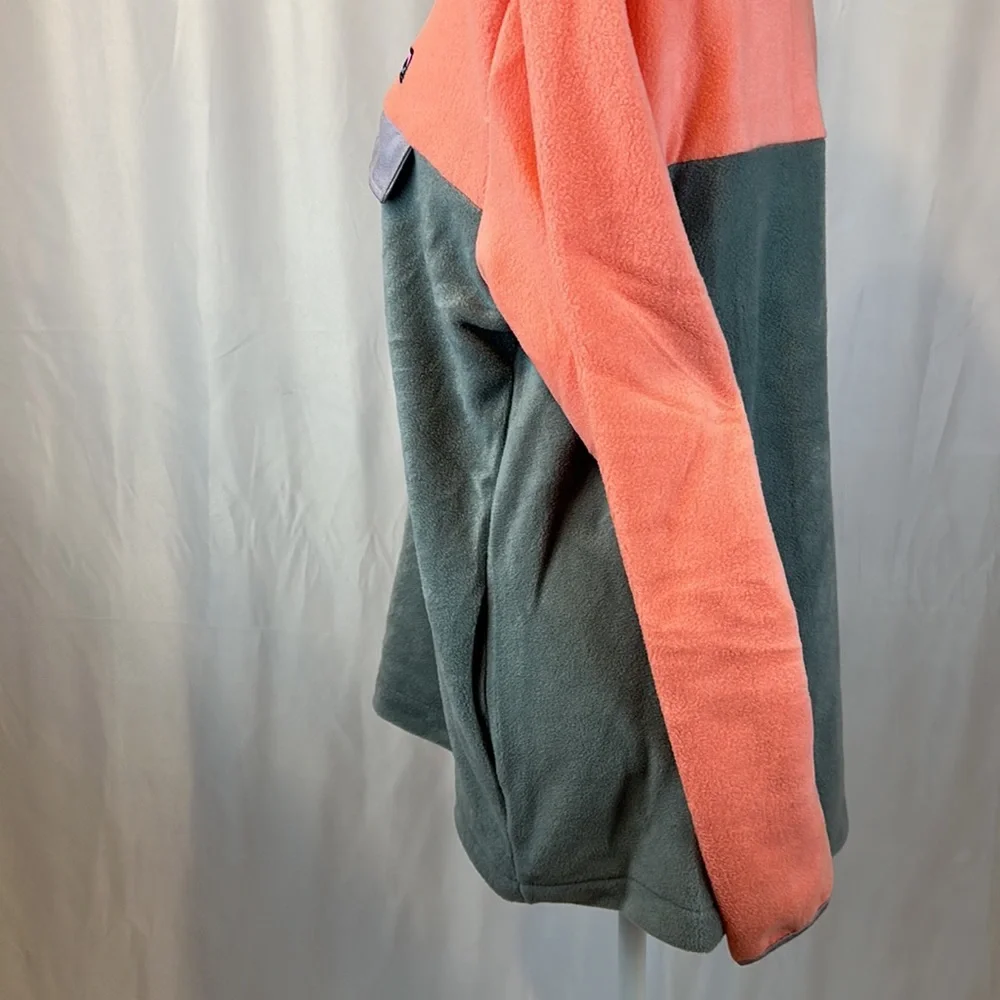 NWT - SIMPLY SOUTHERN CORAL GREY FLEECE LONG SLEEVE PULLOVER JACKET, SIZE L. - Picture 5 of 8